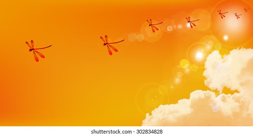 赤とんぼ のイラスト素材 画像 ベクター画像 Shutterstock