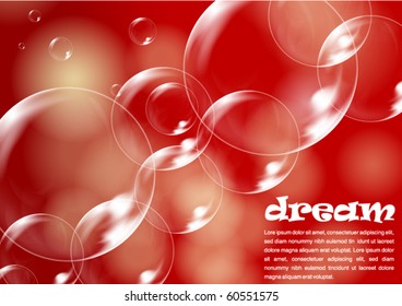 rote Traumillustration