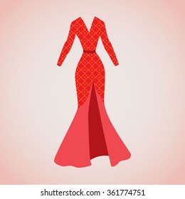 Red dress