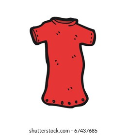 red dress cartoon
