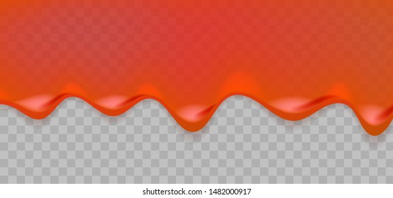 Red dripping slime pattern. Graphic concept for your design