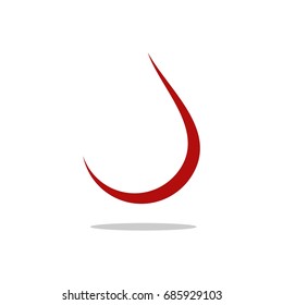 Red Droplet Logo Template Illustration Design. Vector EPS 10.