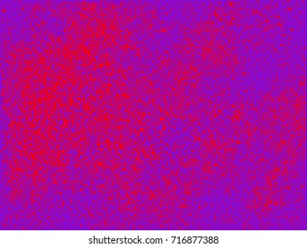 Red dust abstract grunge background, texture. The background consists of many red small particles on the violet
