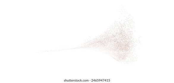 Red dust glitter waves abstract vector background PNG, red glitter swirls on white background, VIP design template. Vector	
