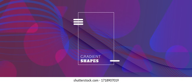 Red Dynamic Abstract. Flow Line Poster. 3d Movement. Vector Creative Design. Gradient Vibrant Dynamic Abstract. Fluid Template. Blue Technology Background. Red Wave Dynamic Abstract.