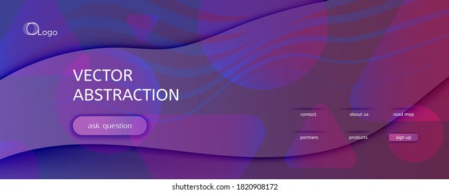 Red Dynamic Abstract. Fluid Shapes Pattern. 3d Movement. Vector Creative Design. Geometric Vibrant Dynamic Abstract. Flow Website. Blue Minimal Background. Red Vivid Dynamic Abstract.