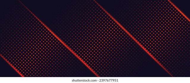 Red dynamic abstract vector background with diagonal lines. Trendy classic color. 3d cover business presentation banner for sale evening party event. Fast moving soft point shadows