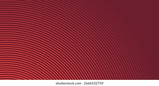 Red dynamic diagonal parallel slanted lines abstract geometric pattern. vector