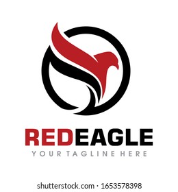 Red Eagle Logo, Eagle Logo Vector