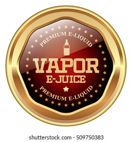 Red e-cigarette liquid icon