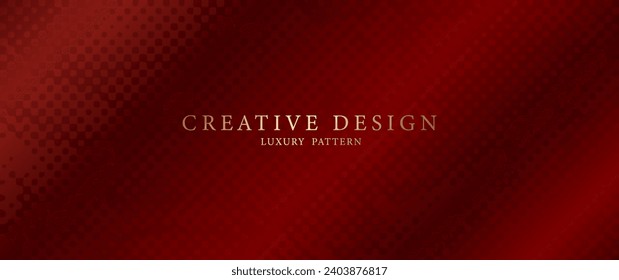 Red elegant vector abstract background. Modern premium gradient illustration for cover design, invitation, poster, flyer, wedding card, luxe invite, prestigious voucher. Red and gold luxury design.