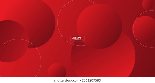 Red element with circle shape. Creative illustration for poster, web, landing page, page, cover, advertisement, greeting, card, promotion. eps 10