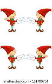 Red Elf - Holding Letter