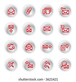 red e-mail icons