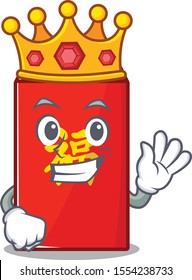 red envelope cartoon in the king mascot