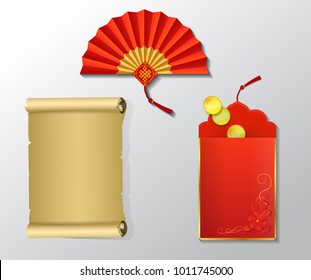 Red envelope packet collection