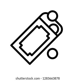 Red envelope vector, Chinese New Year related line design icon editable stroke