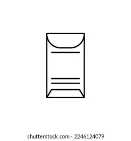 red envelope vector for website symbol icon presentation