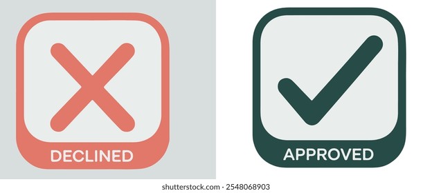 red Error and Green Success Icons,Check mark icon button set,Isolated checkmark,Yes and no round icons on the white background
