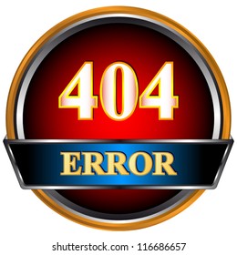 Red error symbol on a white background