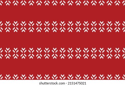 red ethnic handmade border beautiful art. Navajo seamless pattern in tribal, folk embroidery, Mexican, Peruvian, Indian, Moroccan, Turkey, and Uzbek style. Aztec motif geometric art ornament print.