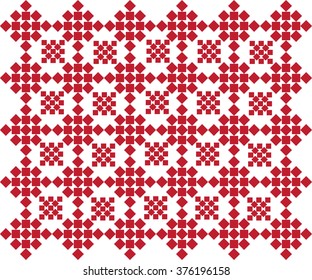 Red ethnic ornament elements background