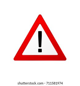 Red exclamation sign