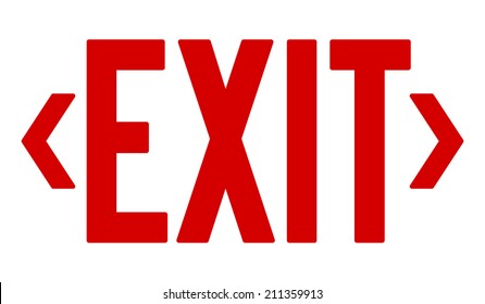 Red Exit Sign