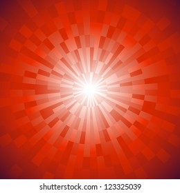 Red explosion