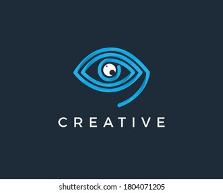 Red eye icon vector. Trendy flat red eye icon from photography collection isolated on white background. Vector illustration can be used for web and mobile graphic design, logo, eps10