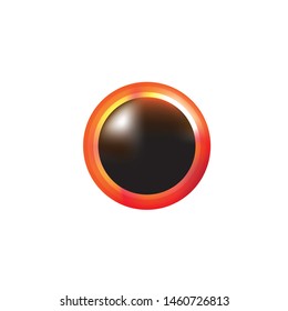 Red eye mesh tool concept vector