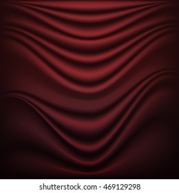 red fabric for the background