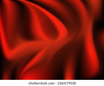 Red fabric background decor