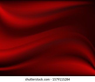 Red fabric gradient background decor