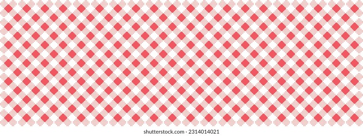 red fabric pattern texture - vector textile background for your design