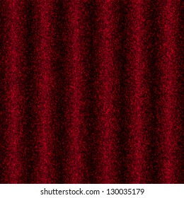 red fabric pleated