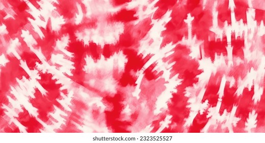 Tinta de patrón de tinte de tela roja , fondo abstracto de patrón de tintado colorido.
Tejido dos nubes de tono . Shibori, tintes de corbata, cepillo de batido abstracto sin fisuras y diseño de patrones repetidos
