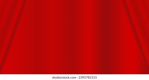 Red fabric vector background illustration. Suitable for Christmas and other backgrounds