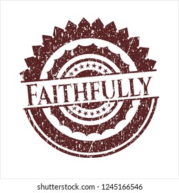 Red Faithfully distressed rubber texture