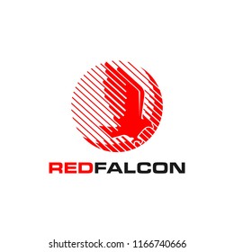 Red Falcon Logo Company