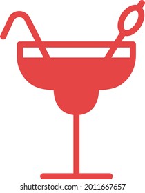 Coqueto rojo de fantasía, ilustración, vector sobre un fondo blanco.