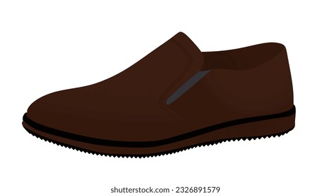 Red fashion shoe. vector illustration