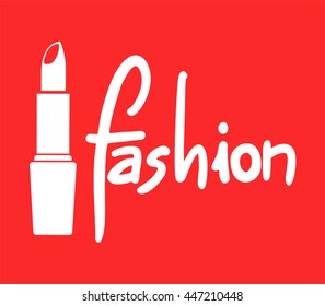 red fashion sign