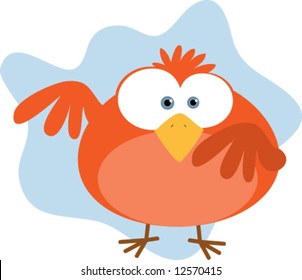 Red Fat Bird