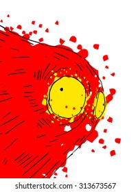 red fear monster