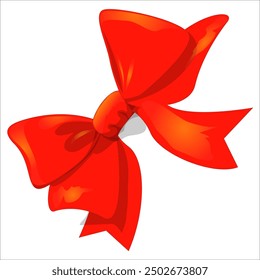 Ilustración vectorial de arco festivo rojo