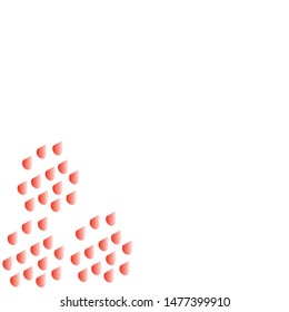 
Red figurs on white background