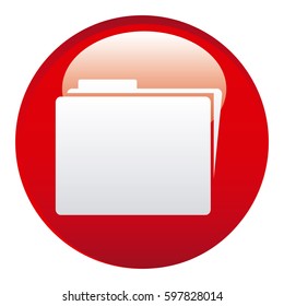 red file emblem icon, vector illustraction design image