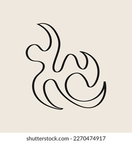 Red Fire Element Vector Cartoon. Old school seamless pattern.
