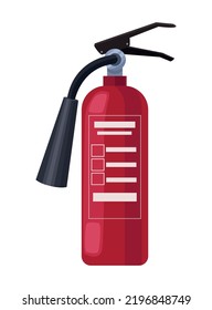 red fire estinguisher emergency tool